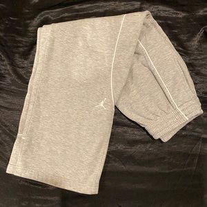Grey Air Jordan thick sweatpants